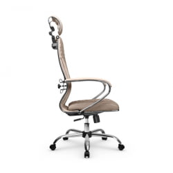 Кресло руководителя Metta L 2c 44C/K116 Infinity Easy Clean (MPES) Комплект 5 Темно-бежевое