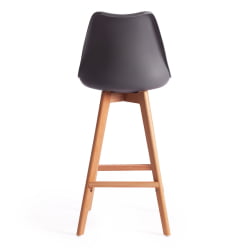 Стул барный TULIP BAR (mod. C1014H) / 1 шт. в упаковке пластик/дерево, 57 х 48 х 114 см, серый 024 /натуральный