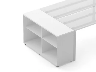 Тумба открытая Deka 9.01.125 Белый