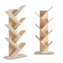 Стойка для книг Акцент СК-9 (9 полок) Дуб молочный