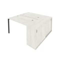 Рабочая станция с опорным шкафом-купе Метал Сйстем Б.РС-СШК-1.2 Наварра/Антрацит / Metal System