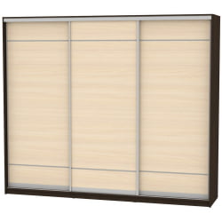 Шкаф-купе B-230х270х60-1(Венге-ДМ-D7D7D7)