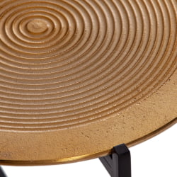 Столик кофейный Сеcрет Де Маисон БЛООМ ( мод. 11873-Б ) алюминиевый сплав, 46*46*51 см, черный/античная медь / Secret De Maison BLOOM mod. 11873-B