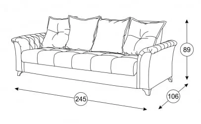 Диван-кровать Ирис ТД 962 Лекко Тиал (сине-зеленый)/Фибра Геометрия 18 бежевый