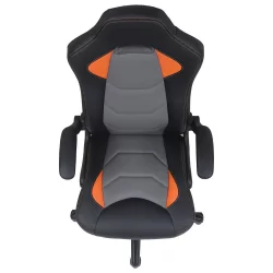 Кресло компьютерное BRABIX Skill GM-005 Черное/оранжевое