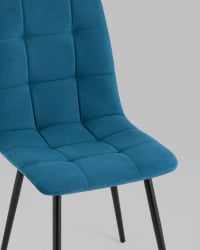 Стул Оливер велюр Пыльно-синий / Oliver