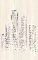 Шкаф-пенал (левый) Мегаполис 55.22 Сосна Астрид