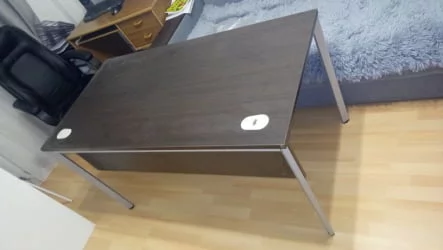 Стол прямой IMAGO-S СП-3SD венге магия алюминий