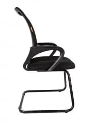 Кресло для посетителей CХАИРМАН 969 В (В) сетка черная/ткань черная / CHAIRMAN (V)