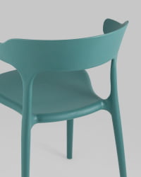 Стул Neo пластик Темно-бирюзовый
