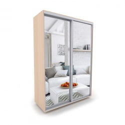 Шкаф-купе Акцент-Сим З 1200х600 Дуб молочный