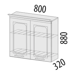 Шкаф-сушка Милана 23.02 Сосна Астрид/Ваниль