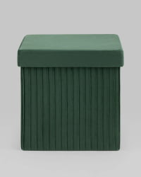 Пуф складной с ящиком Store Square Зеленый