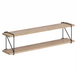 Полка навесная COFFEE SH3-ROD Дуб Сонома Светлый