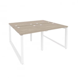 Рабочая станция на О-образном м/к ОНИКС О.МО-Д.РС-4.0.7 Дуб Аттик/Белый / ONIX O.MO-D.RS-4.0.7