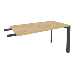 Брифинг-приставка на П-образном м/к ОНИКС О.МП-БР-13 Тиквуд Светлый/Антрацит / ONIX O.MP-BR-13