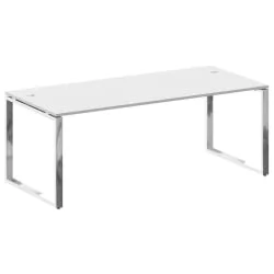Стол рабочий руководителя METAL SYSTEM DIRECT БО.СРР-6.9 Белый