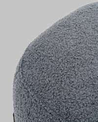 Пуф Стоун П букле Fluffy темно-серый