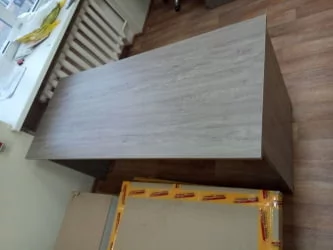 Стол прямой Twin 12.10.16 Дуб Верцаска