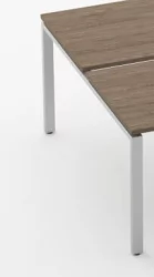 П-образный металлический каркас с траверсами Deka 7.145.12 К Металлик матовый муар