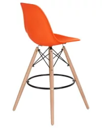Стул барный ДОБРИН ДСВ БАР Оранжевый О-02 / DOBRIN DSW BAR O-02