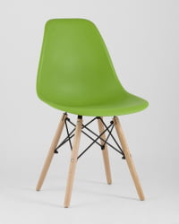 Стул Еамес Стйле ДСВ зеленый (разборный каркас) / Eames Style DSW
