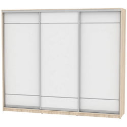 Шкаф-купе Б-230х270х60-1(ДСС-Белый-Д7Д7Д7) / B-230х270х60-1(ДСС-Белый-D7D7D7)