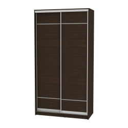 Черный шкаф-купе Б-220х120х60-1(Венге-Д7Д7) / B-220х120х60-1(Венге-D7D7)