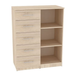 Комод Калисто(К37)1147х902х468ручкарейлинг160мм(ДСС-Белый) / Калисто(K37)1147х902х468ручкарейлинг160мм(ДСС-Белый)