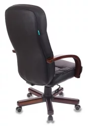 Кресло руководителя Бюрократ T-9908/WALNUT Черный