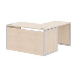 Стол письменный угловой левый XTEN-QP XQPCT 1415H L Бук Тиара Серый