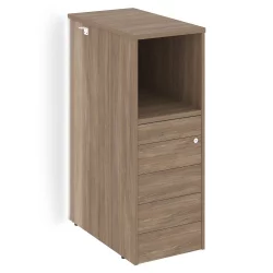 Тумба с подсветкой 5 ящиков TIP-ON, проходная  средняя ONIX O.R-TV-5TIP.S Дуб Аризона