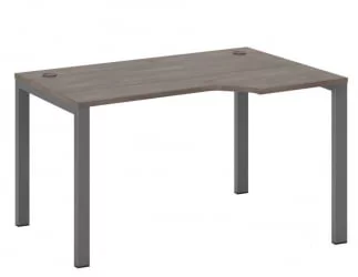 Стол эргономичный правый на металлоопорах New Line NLN36322534 Дуб шамони темный