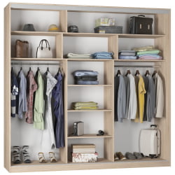 Шкаф-купе Б-230х235х60-1(ЯШТ-Д9Д10Д9) / B-230х235х60-1(ЯШТ-D9D10D9)