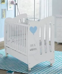 Кровать Micuna Wonderful 120x60 White/Blue