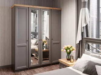 Спальный гарнитур Амели №12 Оникс серый