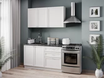 Шкаф кухонный 600 высокий со стеклом Джулия ЛД 284.450.000.170 Белый