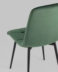 Стул Одди велюр Зеленый