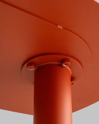 Журнальный столик Eanna L металл красный