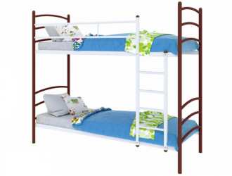 Кровать двухъярусная Милана Duo 800х1900 Коричневая
