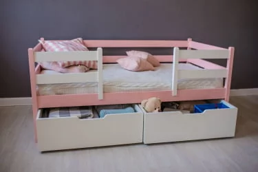 Кровать детская RooRoom VK-11р Розовая