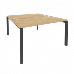 Рабочая станция на П-образном м/к ОНИКС О.МП-Д.РС-2.3.8 Тиквуд Светлый/Антрацит / ONIX O.MP-D.RS-2.3.8