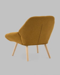 Кресло Олби Квадро горчичный