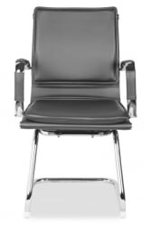 Кресло для посетителей CЛГ-617 ЛКСХ-C Грей / CLG-617 LXH-C Grey