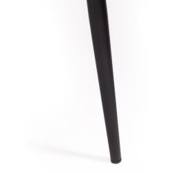 Кресло LA FONTAIN (mod. 004) вельвет/металл, 60 х 57 х 84 см , коричневый (HLR11)/черный