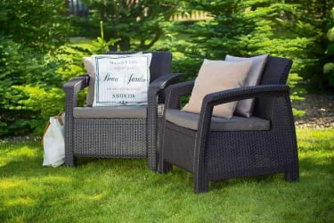 Зона отдыха Corfu duo Черный