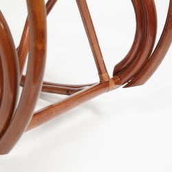 Кресло-качалка ВИЕННА (разборная) / без подушки / ротанг топ куалитй, 58кс133кс102 см, Пекан (орех) / VIENNA top quality, 58x133x102 Pecan