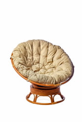 Кресло Папасан вращающийся 23/01B миндаль матовый