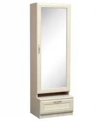 Шкаф-пенал Ивушка-7 с зеркалом