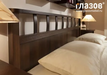 Полутороспальная кровать Sherlock 48 Орех шоколадный (спальня)